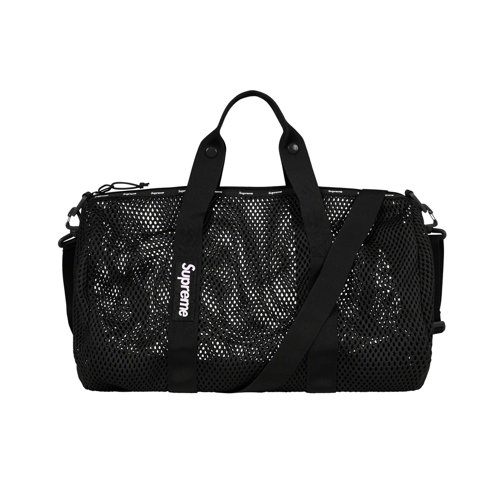 Supreme Mesh Duffle Bag Black