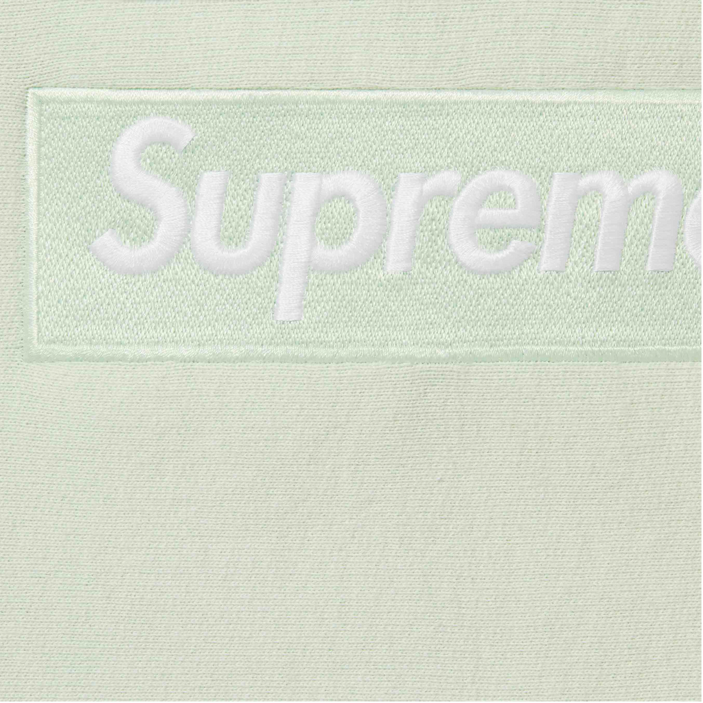 Supreme box on sale logo lime green