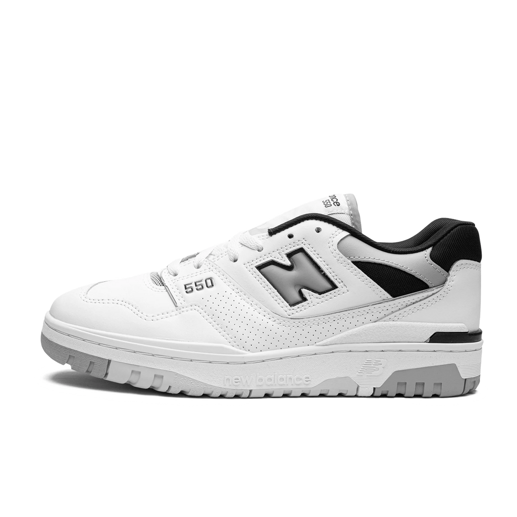 New Balance 550 White Concrete Black