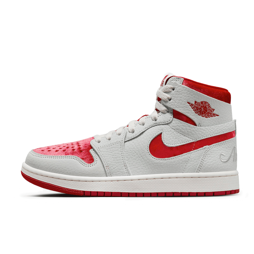 All red valentine jordans sales