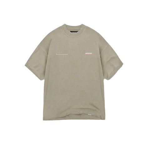 Represent Patron Of The Club T-Shirt Khaki/Pink