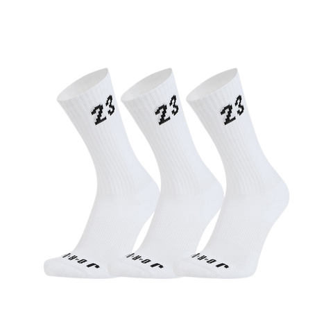 Jordan Essentials Crew Socks (3-Pack) White