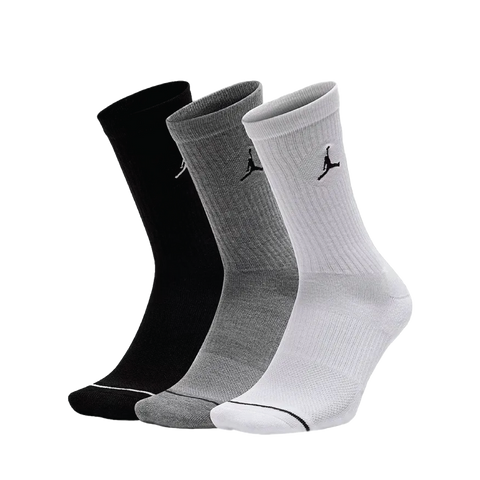 Jordan Everyday Crew Socks (3-Pack) Black/White