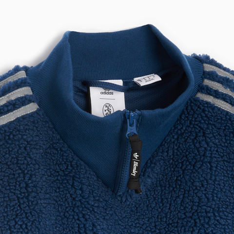 adidas Originals x Blondey Men's Sherpa Sweatshirt Blue