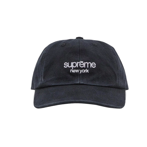 Supreme Classic Logo 6-Panel Black