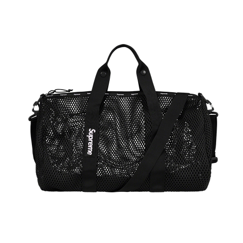 Supreme duffle bag black sales