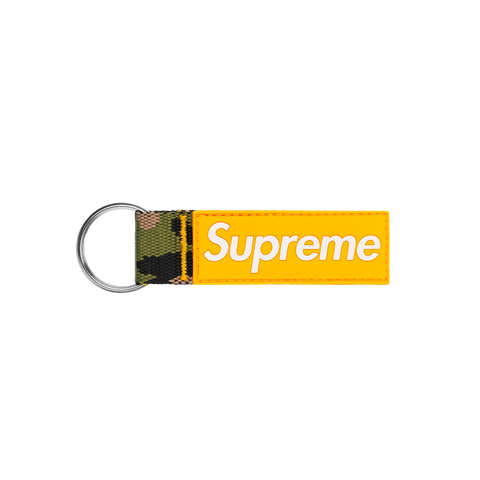 Supreme Keychain Yellow Camo