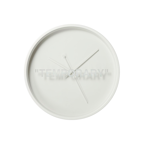 Virgil Abloh x Ikea Markerad "Temporary" Clock