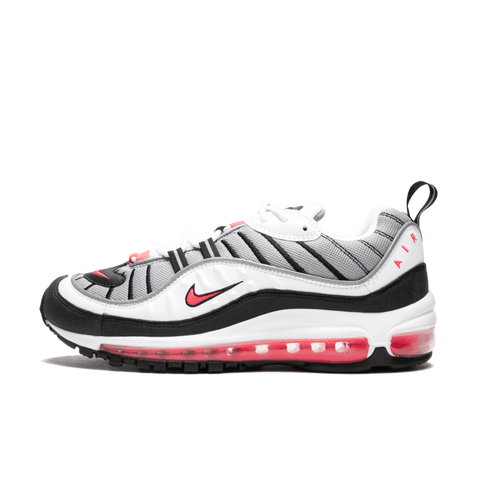 Air max 98 white cheap solar red