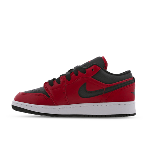 Nike Jordan 1 Low Gym Red Black Pebbled (GS)