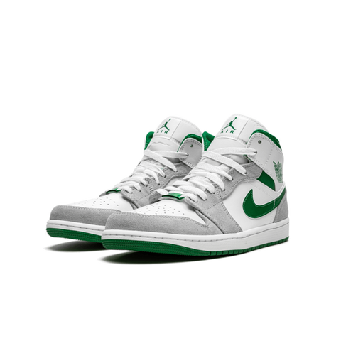 Nike Air Jordan 1 Mid Pine Green Smoke Grey