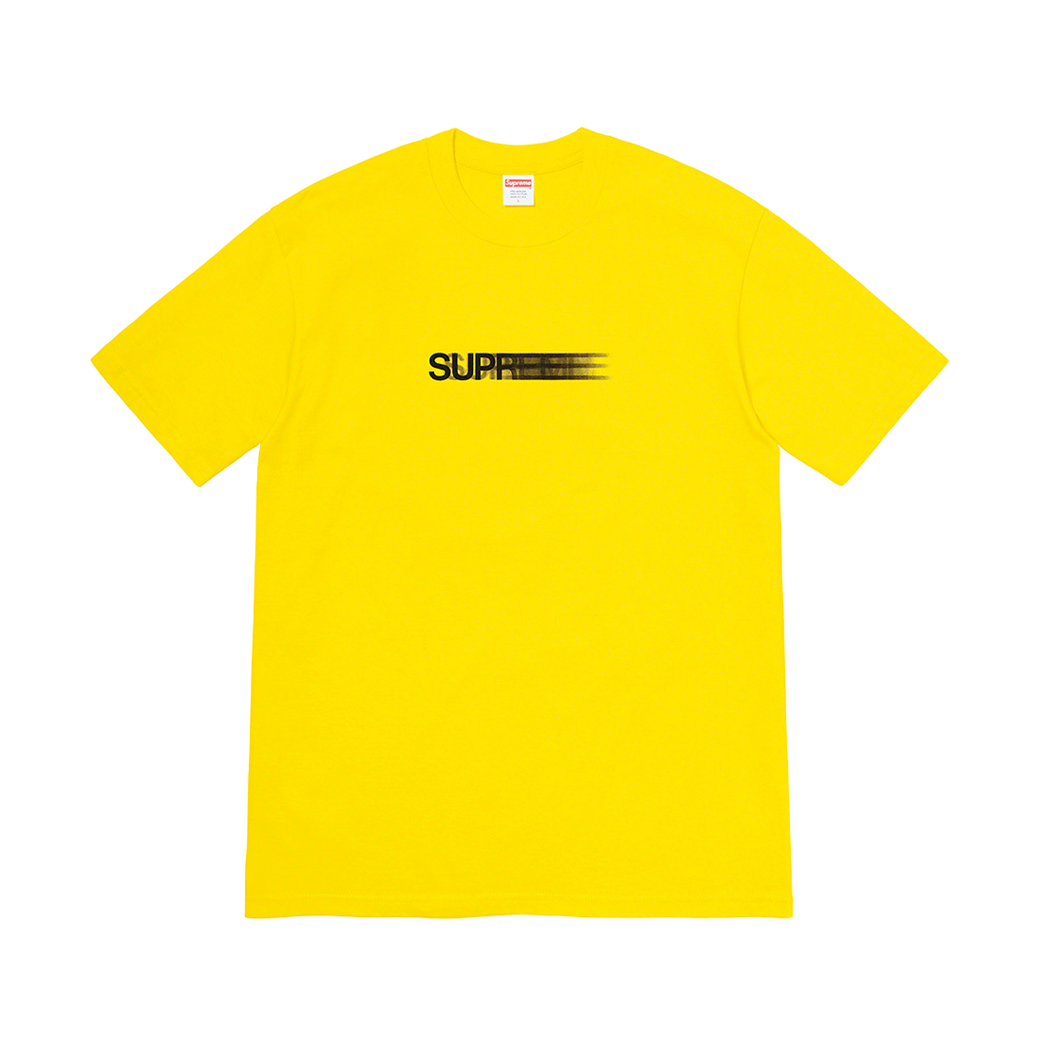 【完成品】Supreme Motion Logo Tee yellow XL Tシャツ/カットソー(半袖/袖なし)