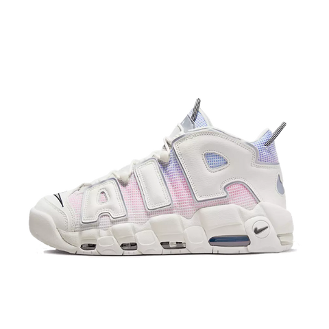 Nike air more top uptempo black and pink