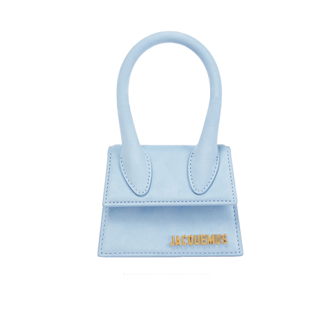 Jacquemus Leather Pouch Baby Blue