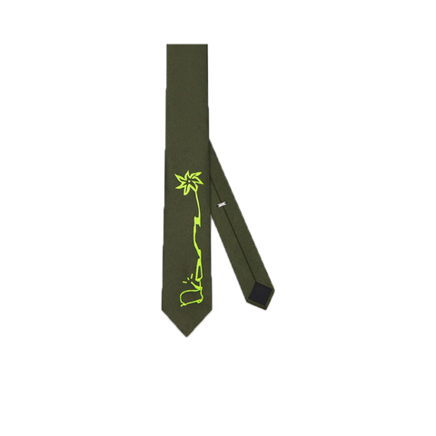 Cactus Jack Dior Tie Black Silk