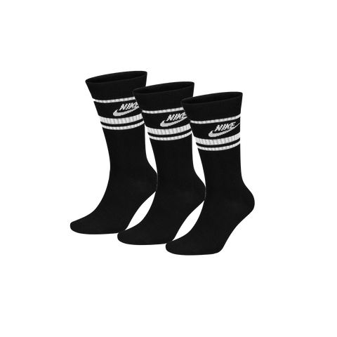 Nike Socks 3-Pack Everyday Essential Crew Black