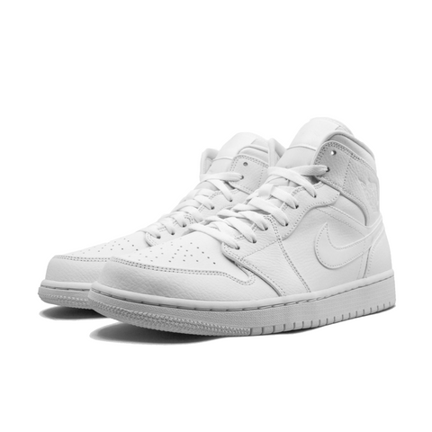 Nike Air Jordan 1 Mid Triple White 2.0 (2020)
