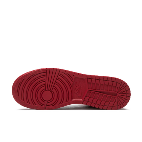 Nike Air Jordan 1 Mid Black Gym Red (GS)